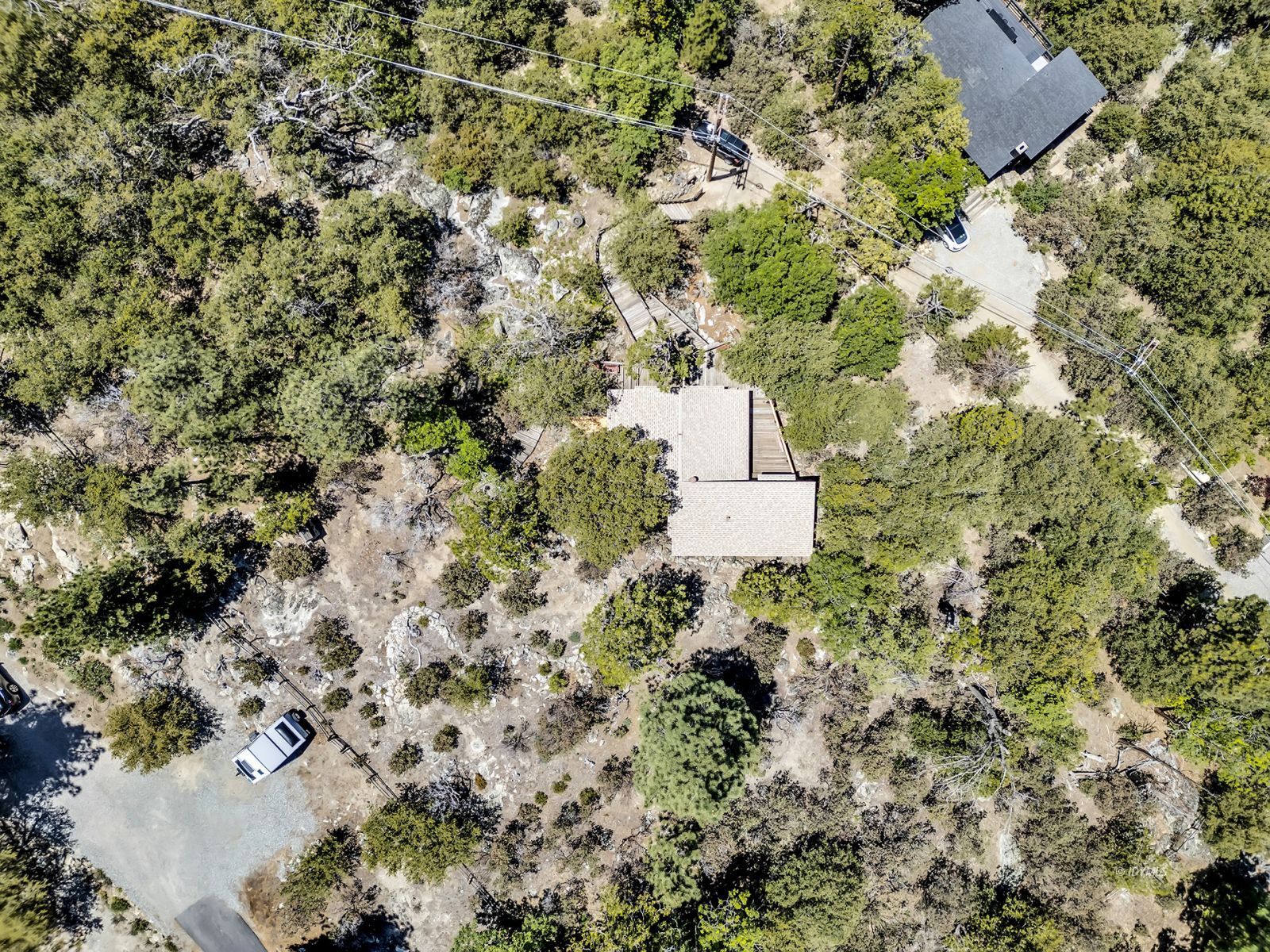 53021 Inspiration Lane Idyllwild, CA 92549 - Photo 4 of 54 an aerial view of a house with a yard
