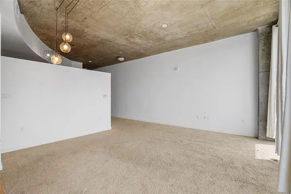 a view of empty room