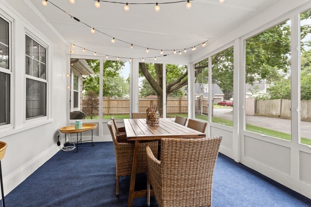 2 Charlotte Road Marblehead, MA 01945 - Photo 15 of 29 a dining room with wooden floor and windows