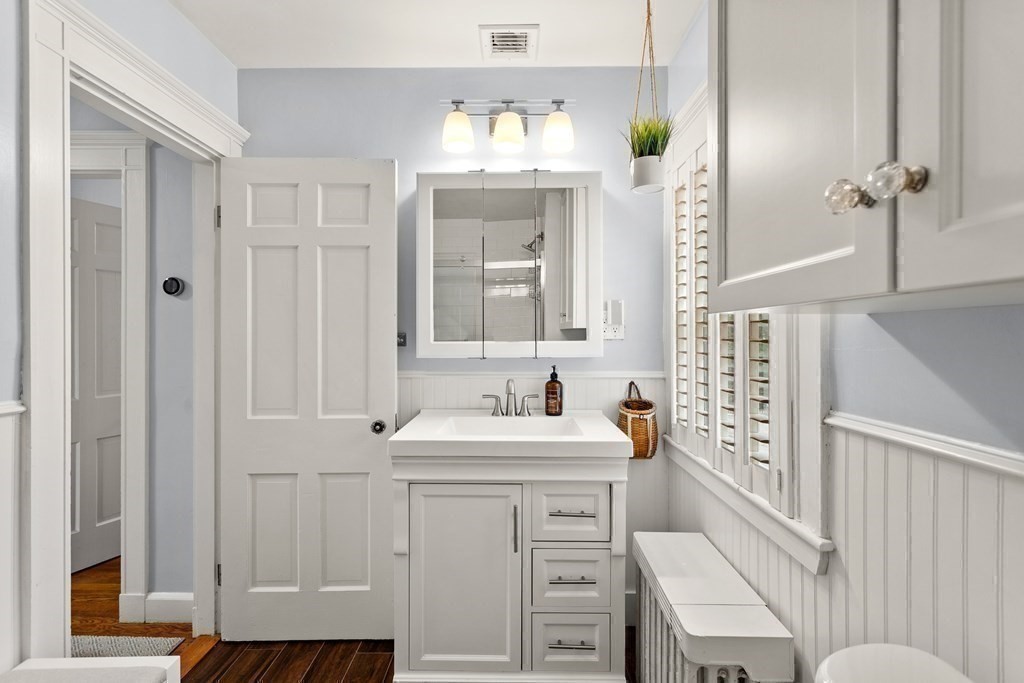 2 Charlotte Road Marblehead, MA 01945 - Photo 26 of 29 a bathroom with a sink vanity granite and toilet