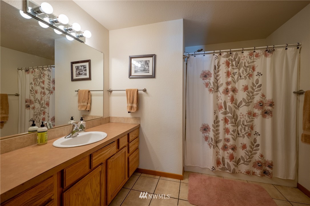 7514 191st Avenue Southwest Rochester, WA 98579 - Photo 16 of 39 a bathroom with a sink and a mirror