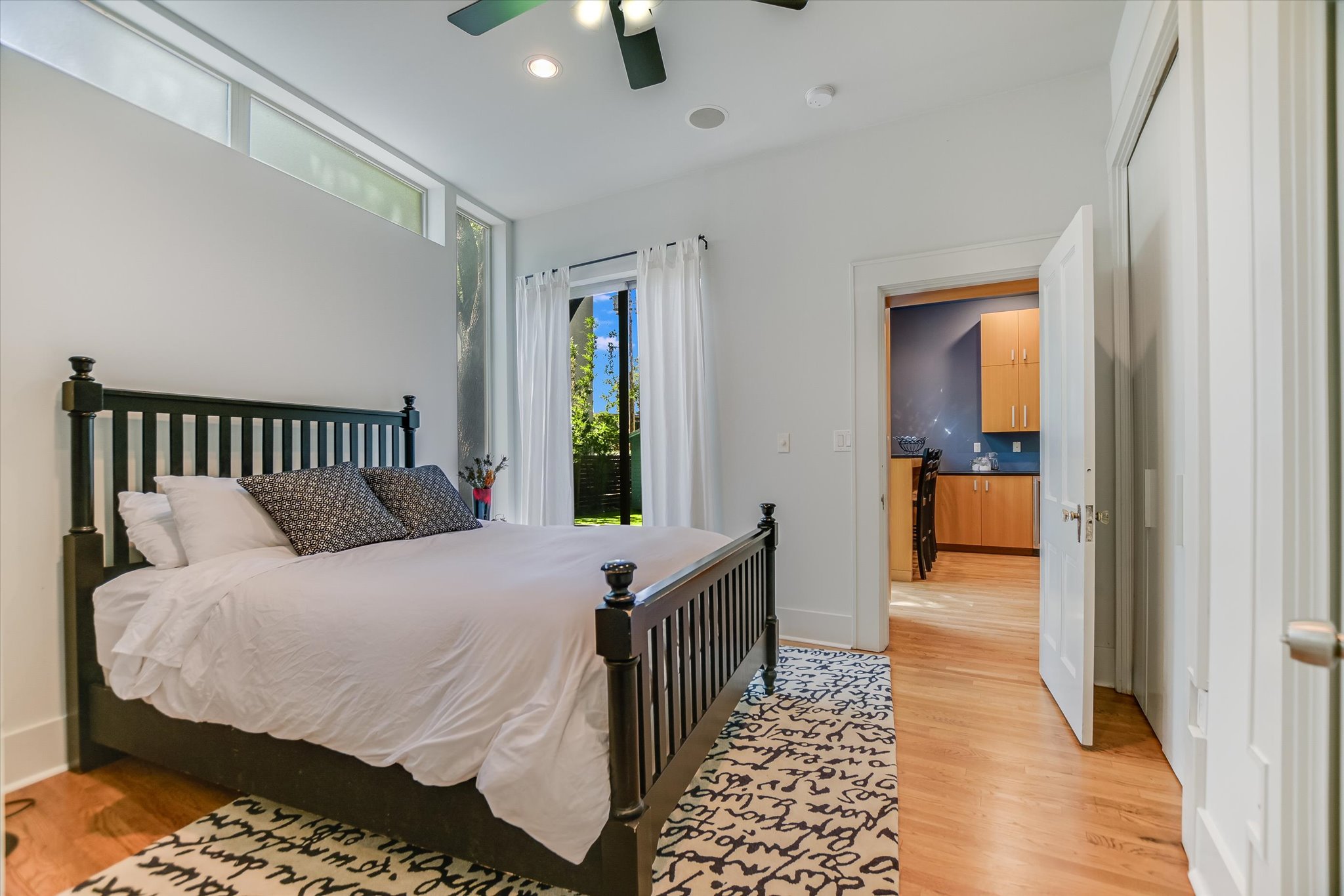 2109 Nickerson Street Austin, TX 78704 - Photo 13 of 23 a bedroom with a bed and a view of bedroom