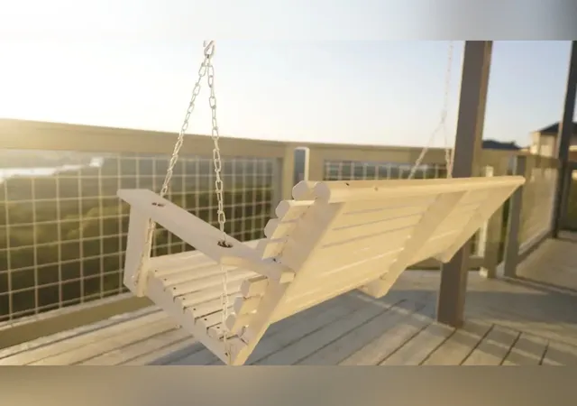 a view of a roof deck with couches