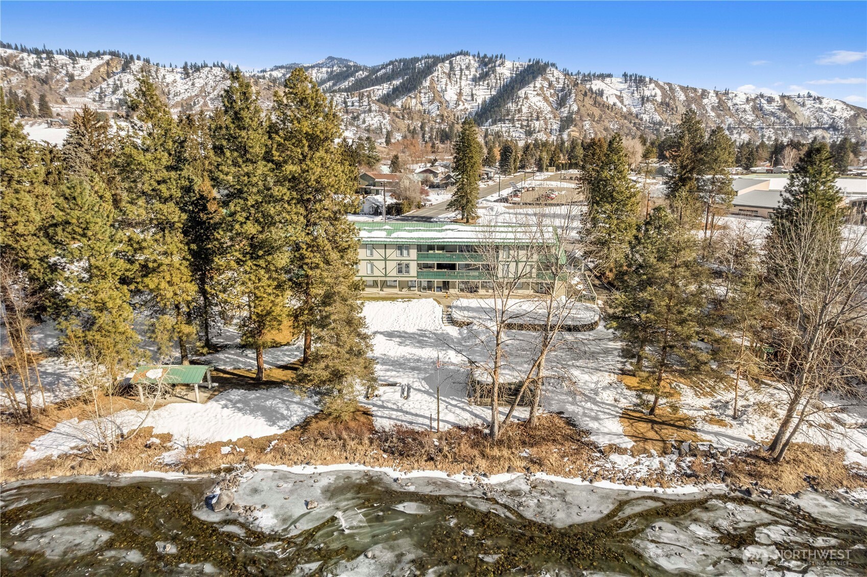 8348 Main Street, Unit 6 Peshastin, WA 98847 - Photo 32 of 34 a view of building with mountain view