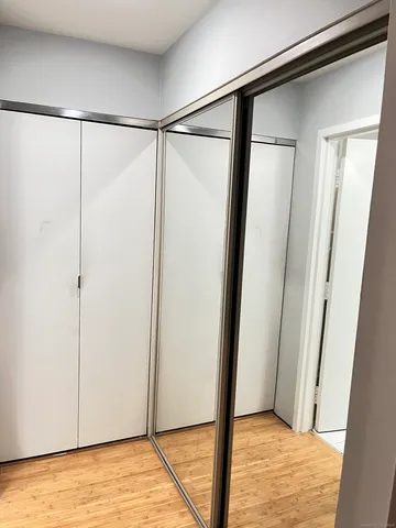 a view of closet area