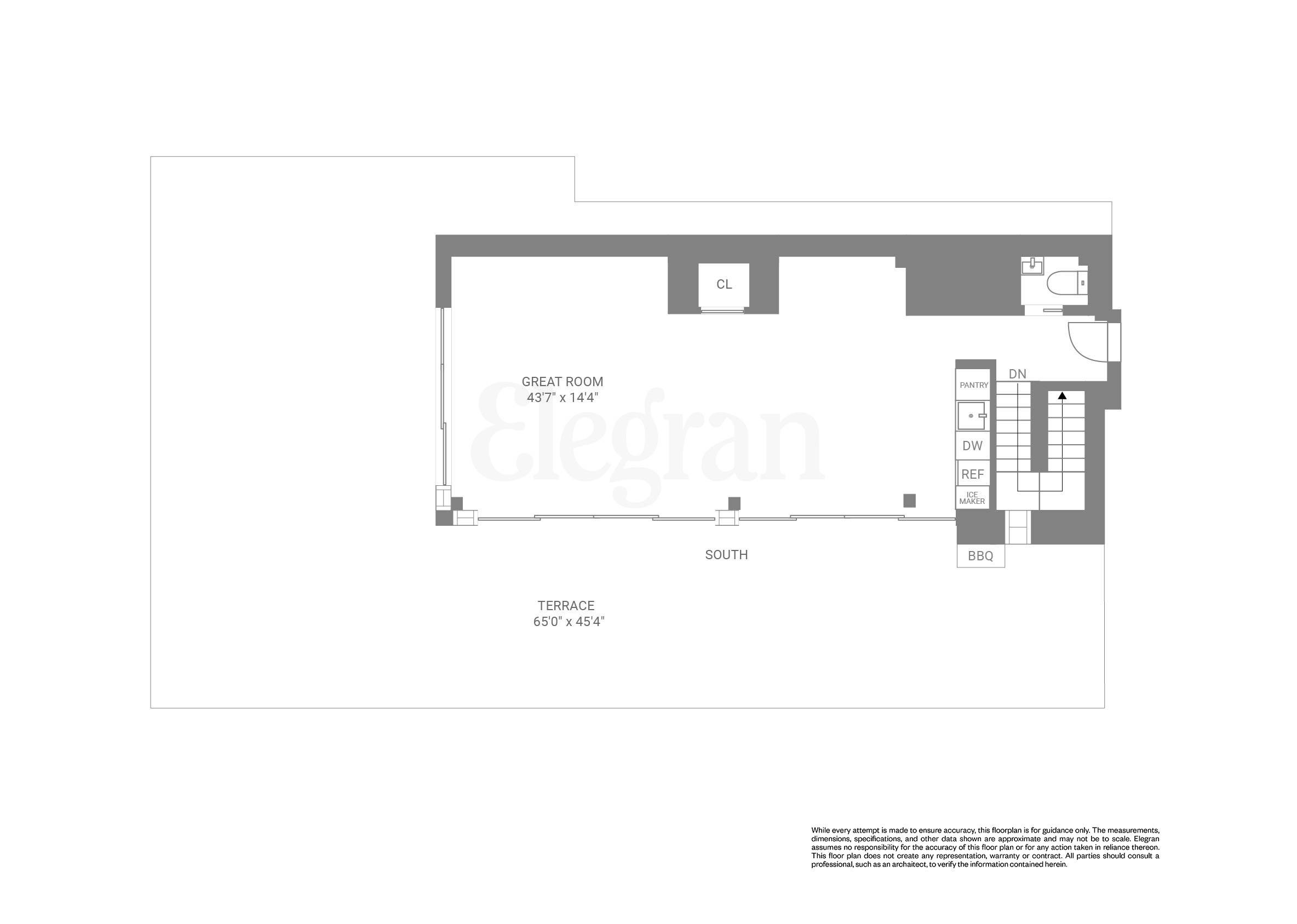 150 Barrow Street, Unit PHA Manhattan, NY 10014 - Photo 22 of 22 a picture of a room with a white wall and has white wall