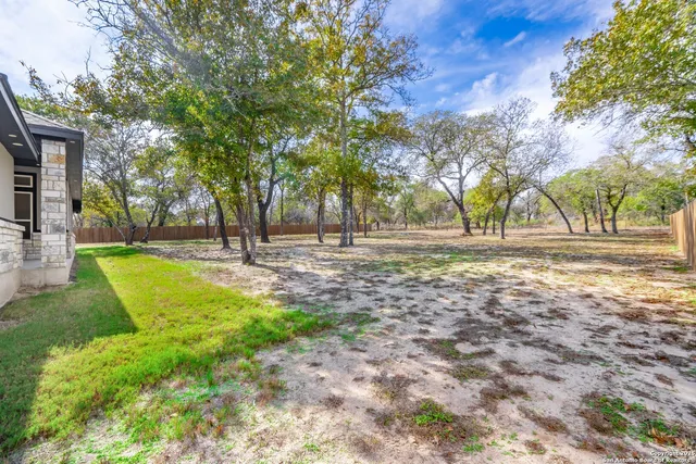a view of road and trees