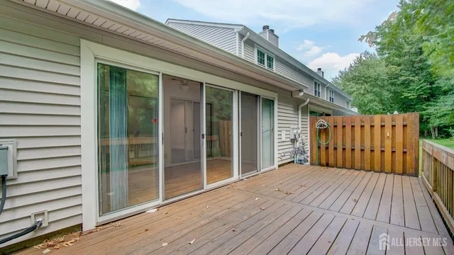 a view of a house with wooden floor
