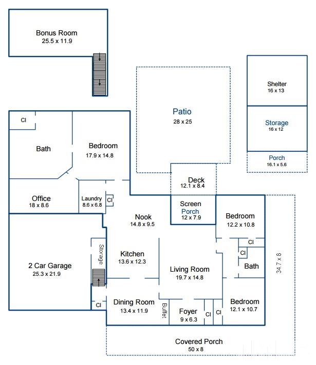299 Howard Tant Road Zebulon, NC 27597 - Photo 25 of 25 Floor Plan of the home.