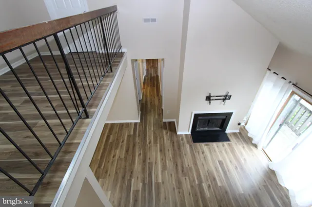 a view of an empty room