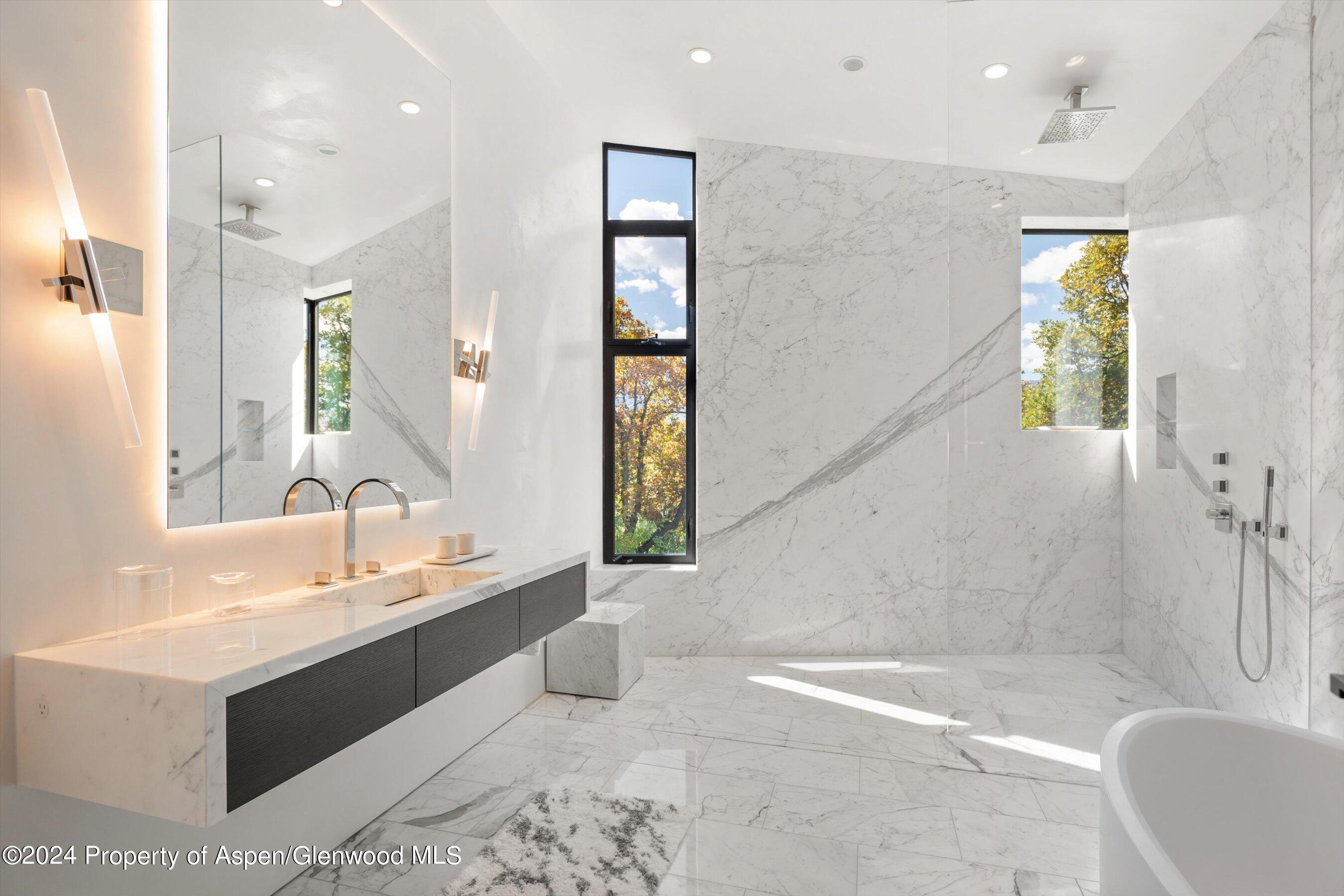 600 Nell Erickson Road Aspen, CO 81612 - Photo 18 of 40 a bathroom with a bathtub and a sink