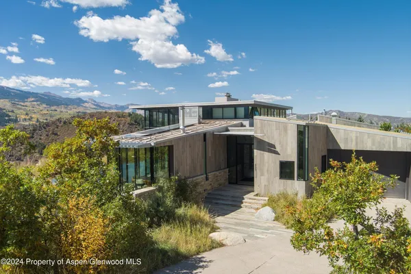 a view of a balcony with an outdoor space
