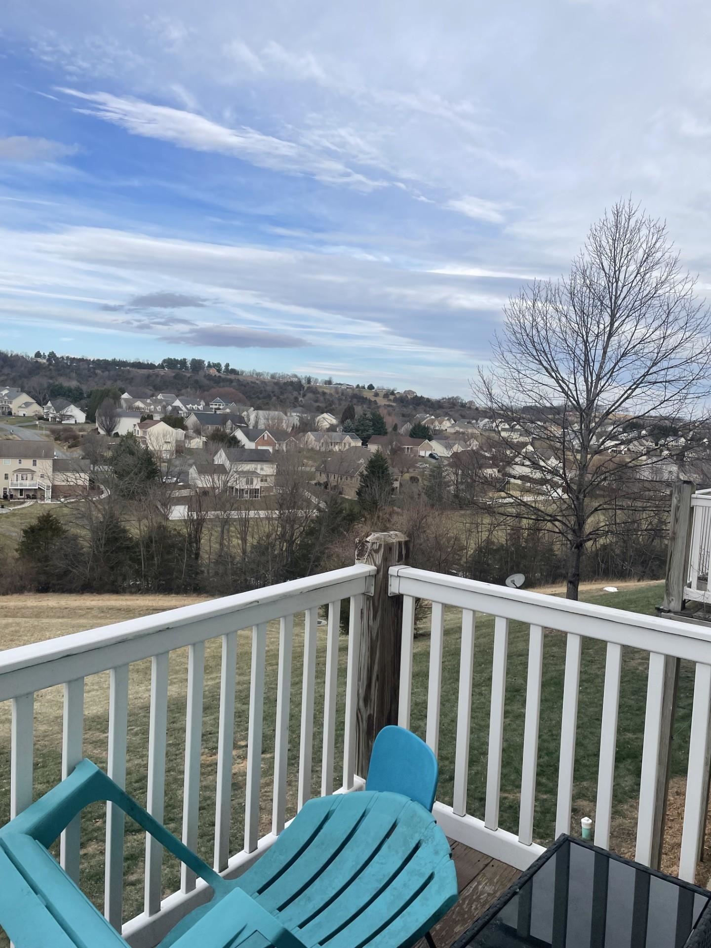 46 Enchanted View Circle Fishersville, VA 22939 - Photo 5 of 16 a view of a chair and table on the terrace