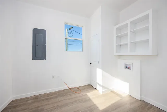 wooden floor in an empty room
