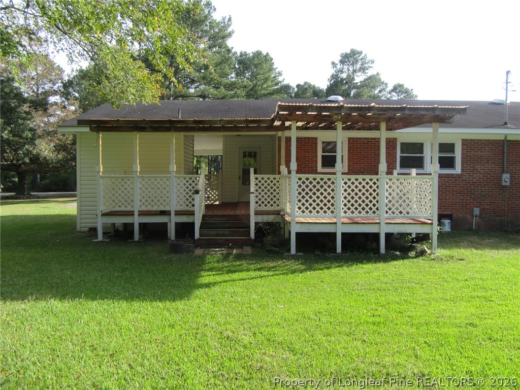 3755 Linden Road Linden, NC 28356 - Photo 3 of 14 Covered Deck on Rear