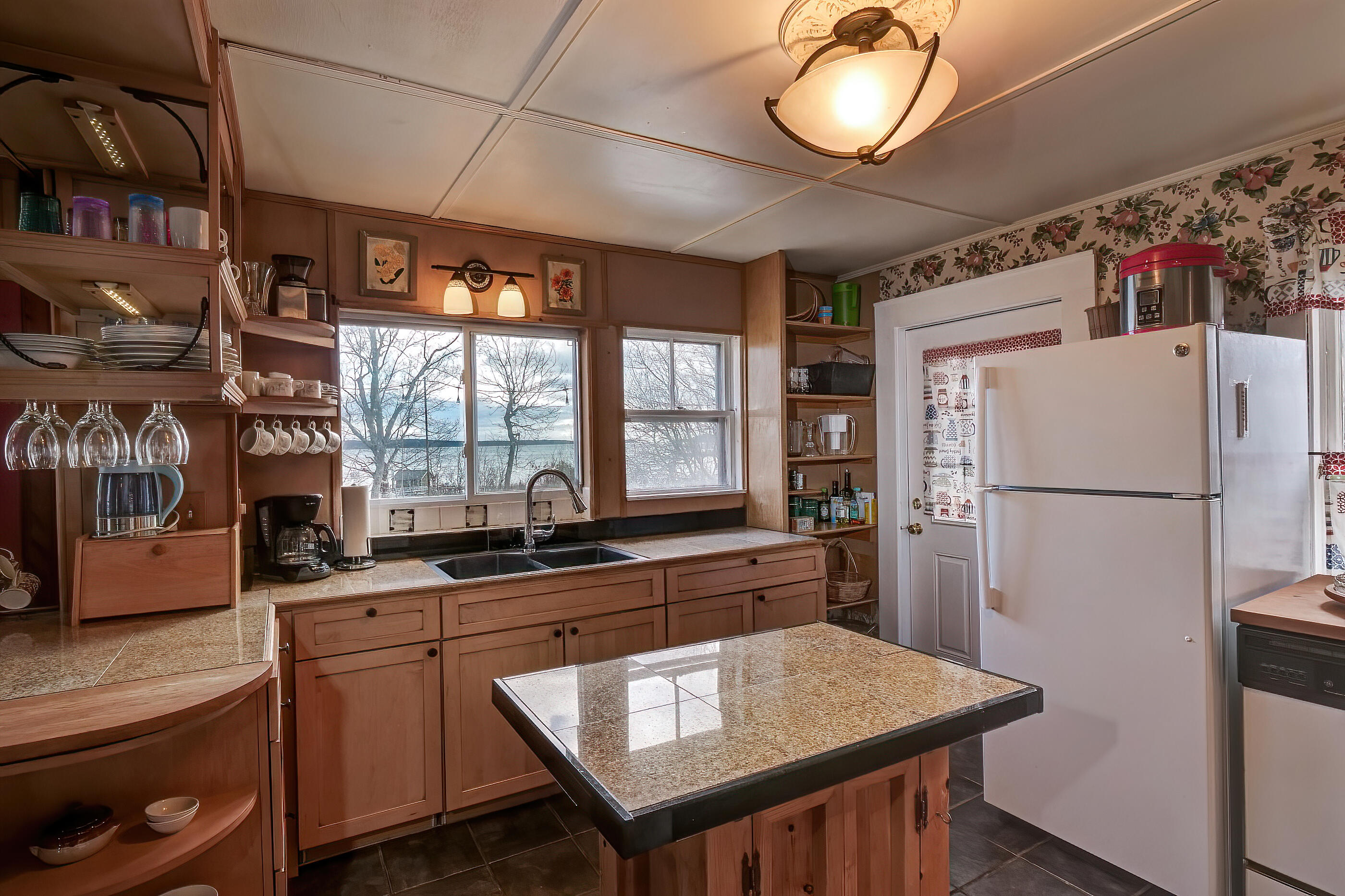 424 Wyman Road Milbridge, ME 04658 - Photo 15 of 34 Kitchen w/ Side Entrance