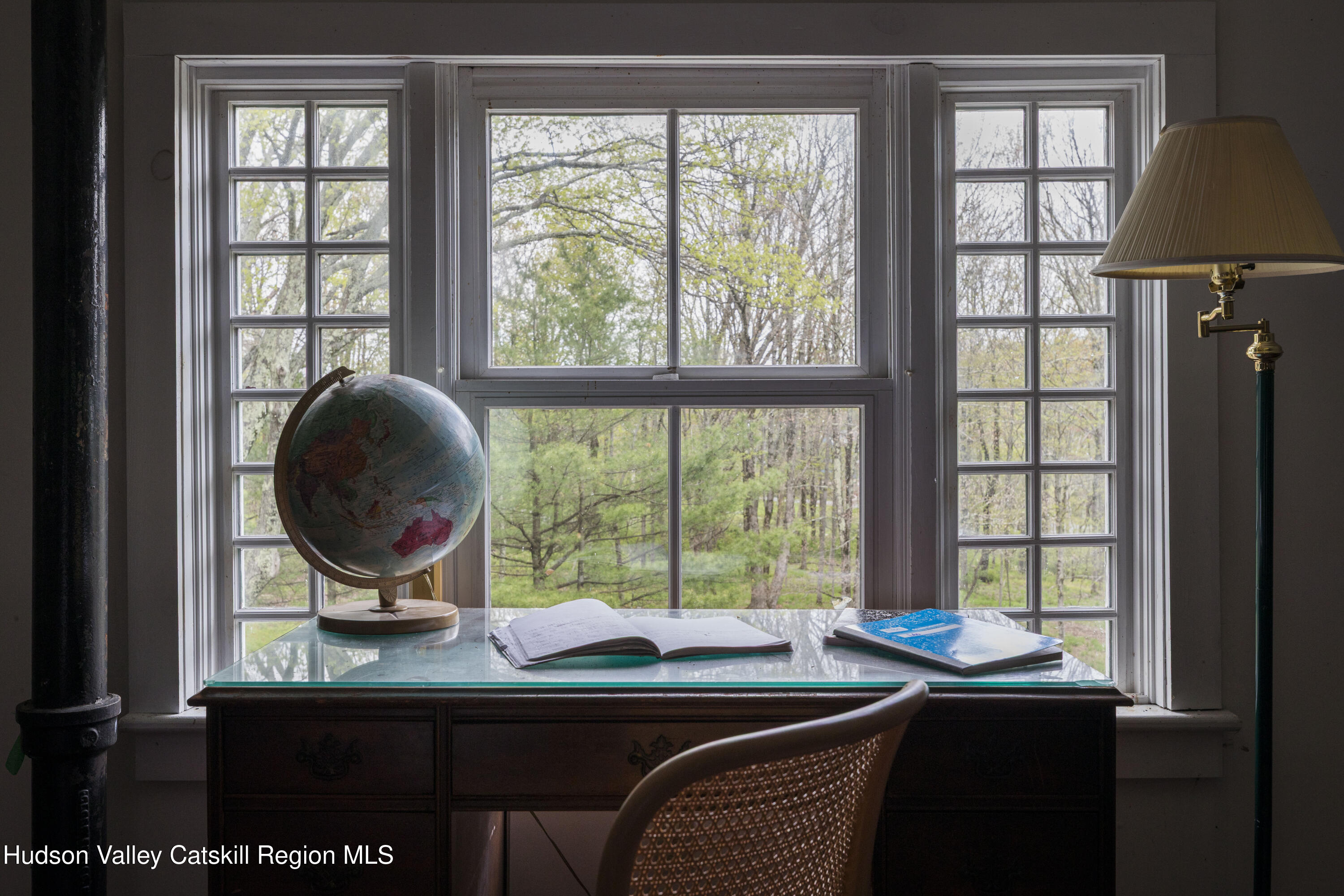 57 Dellenbaugh Road Cragsmoor, NY 12566 - Photo 23 of 26 a view of a workspace with a window
