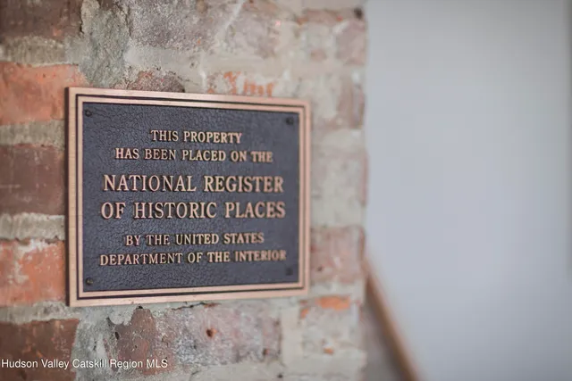 a sign on the side of a building