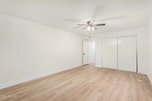 wooden floor in an empty room