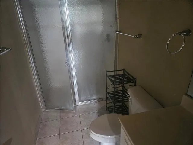 a view of bathroom with toilet