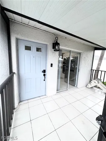 a view of front door
