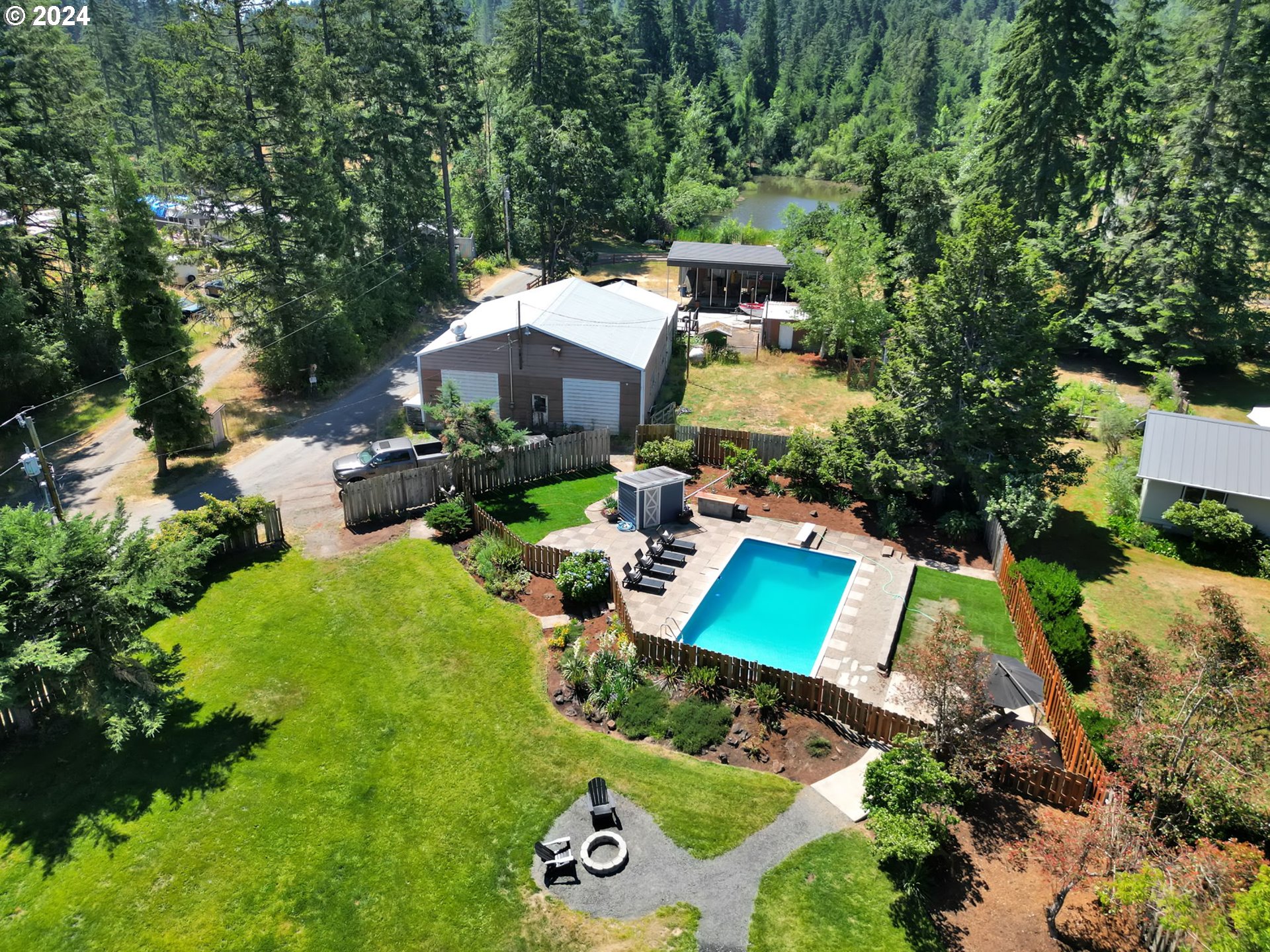 32114 Deberry Road Creswell, OR 97426 - Photo 47 of 48 Drone View/UAV
