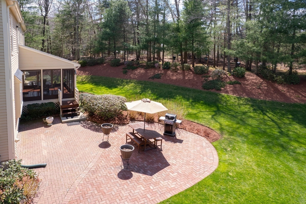 23 Northern Spy Road Franklin, MA 02038 - Photo 38 of 41 a view of a backyard with sitting area