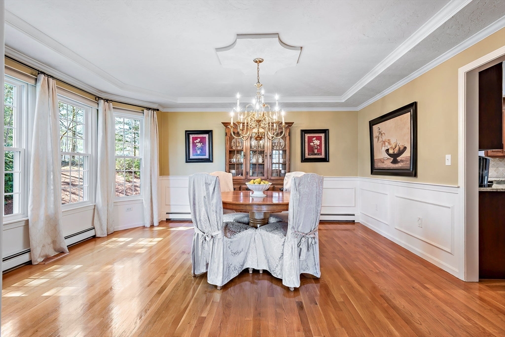 23 Northern Spy Road Franklin, MA 02038 - Photo 9 of 41 a view of a dining room with furniture window and wooden floor