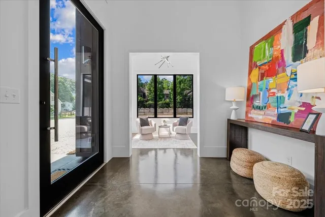 a room with furniture and window