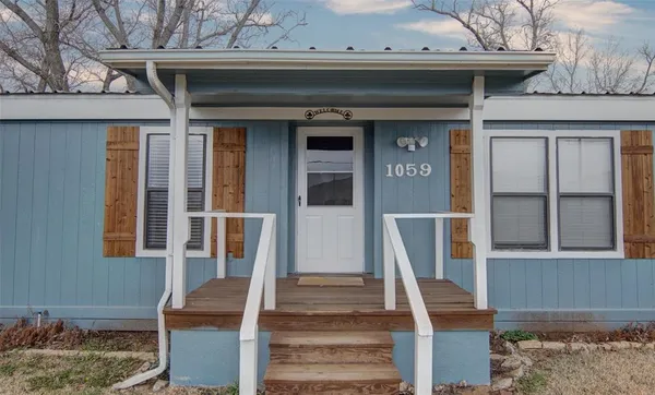 a front view of a house with entryway