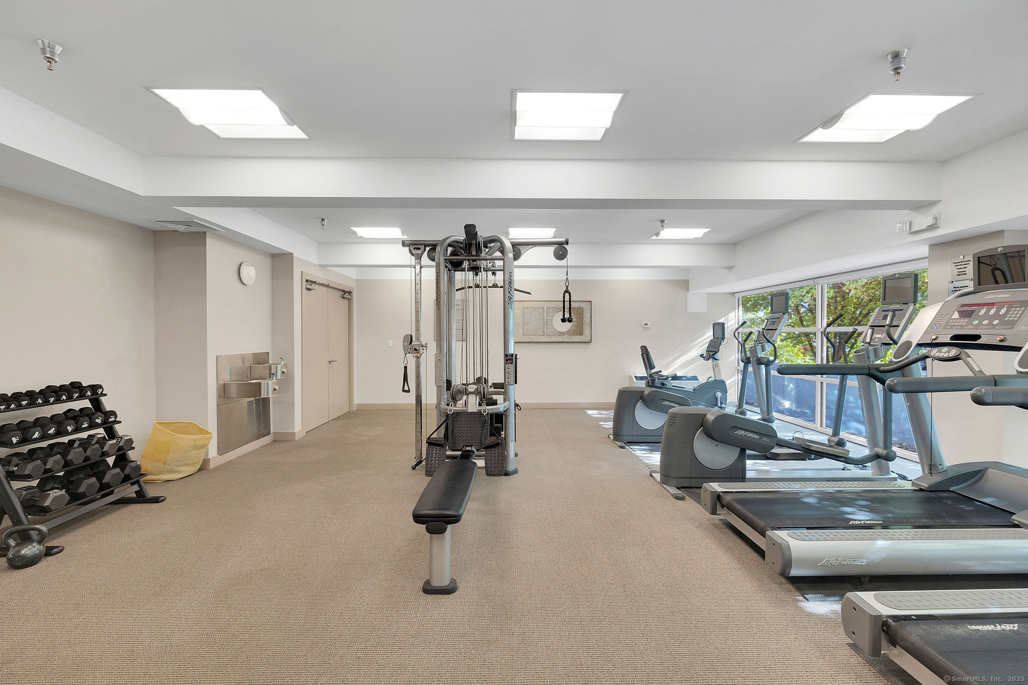 1515 Summer Street, Unit 302 Stamford, CT 06905 - Photo 28 of 33 a view of a room with gym equipment
