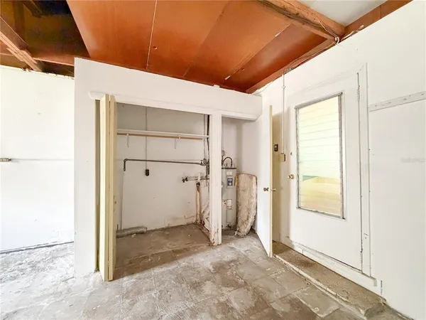 a view of an empty room