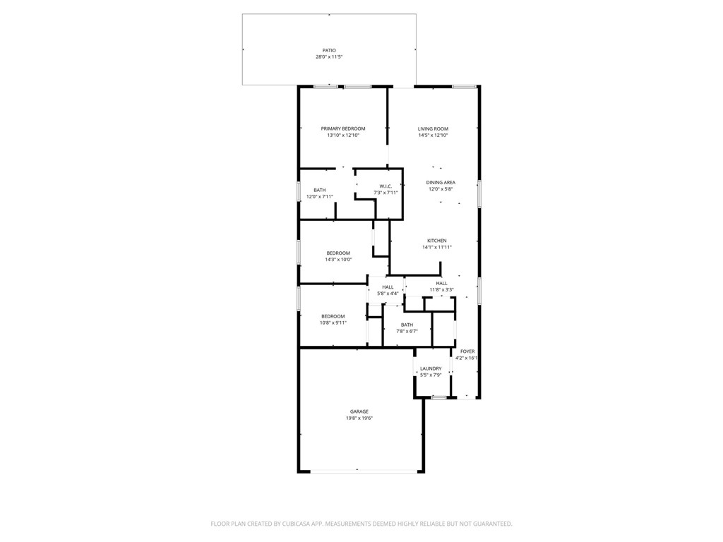 2424 Granite Road Bullhead City, AZ 86442 - Photo 50 of 50 Floor plan