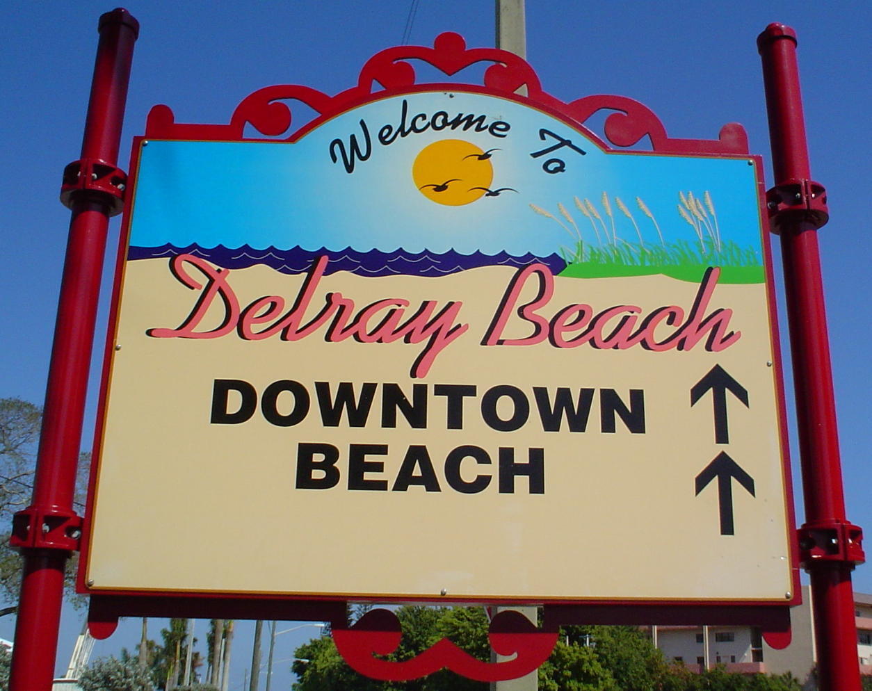 5220 Las Verdes Circle, Unit 211 Delray Beach, FL 33484 - Photo 39 of 57 a close up of a street sign