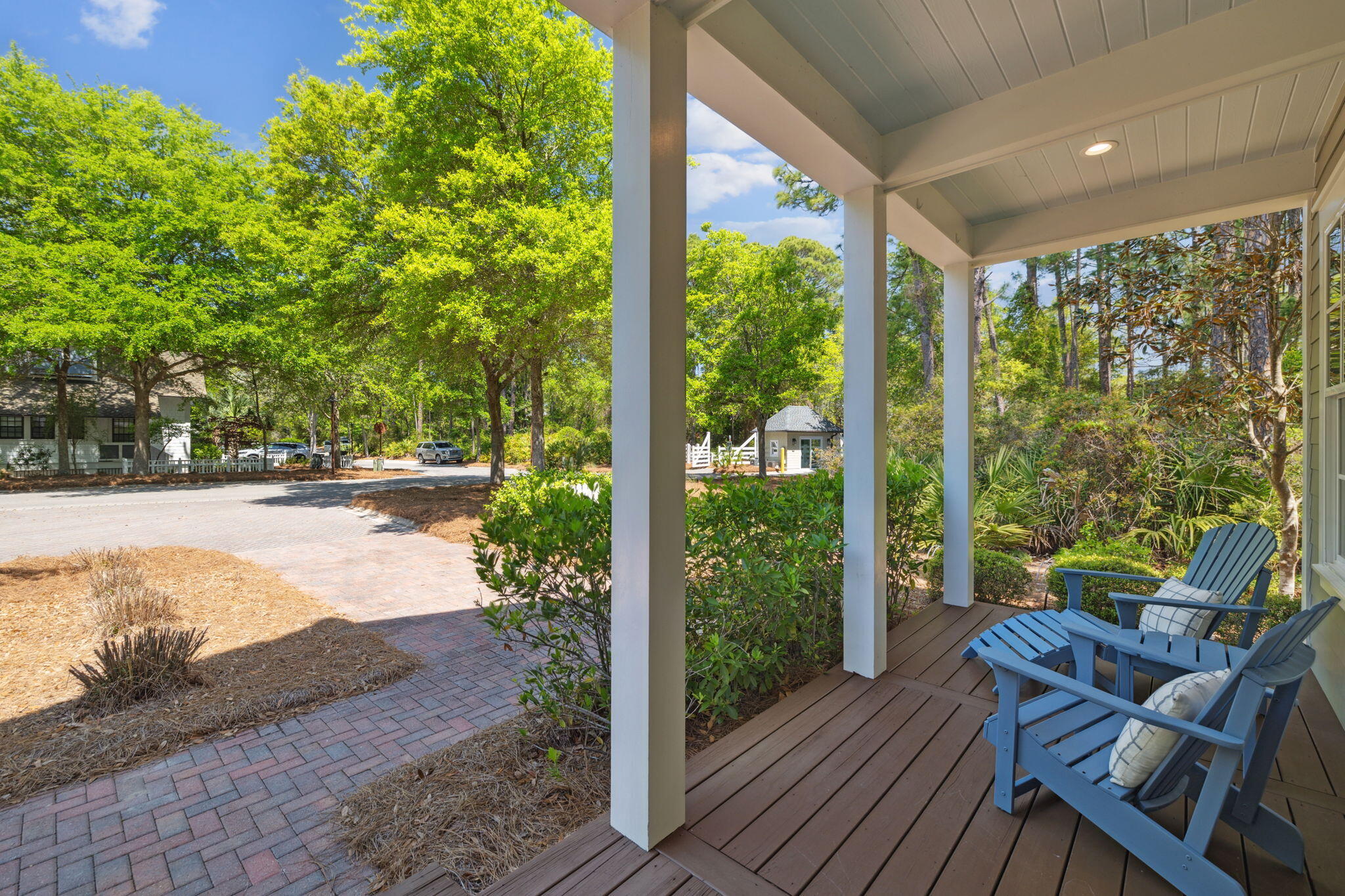 45 Plimsoll Way Santa Rosa Beach, FL 32459 - Photo 2 of 42 a view of a porch with furniture and yard