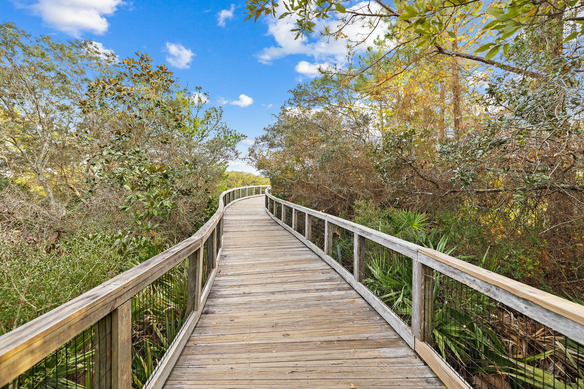 45 Plimsoll Way Santa Rosa Beach, FL 32459 - Photo 39 of 42 a view of balcony with wooden floor and fence