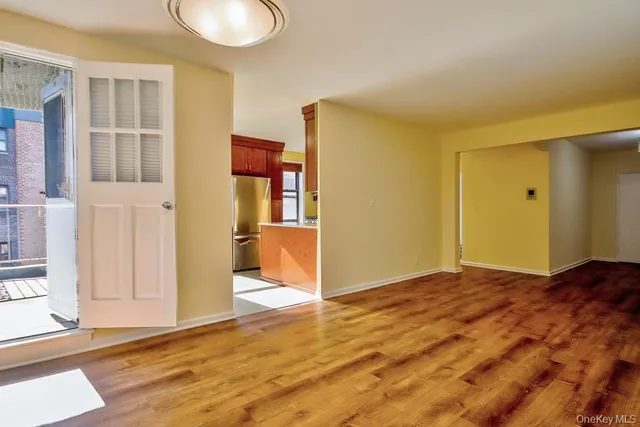 a view of an empty room