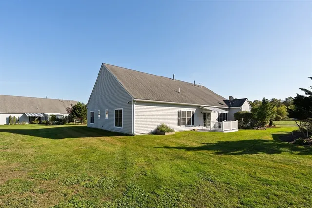 a house view with a garden space