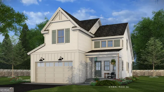 a view of house with yard