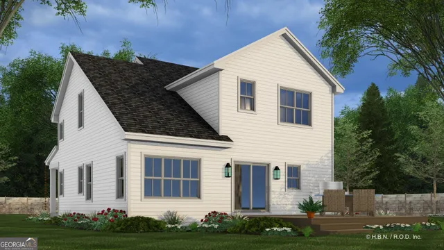 a view of house with yard