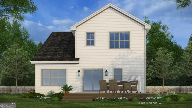 a view of house with yard