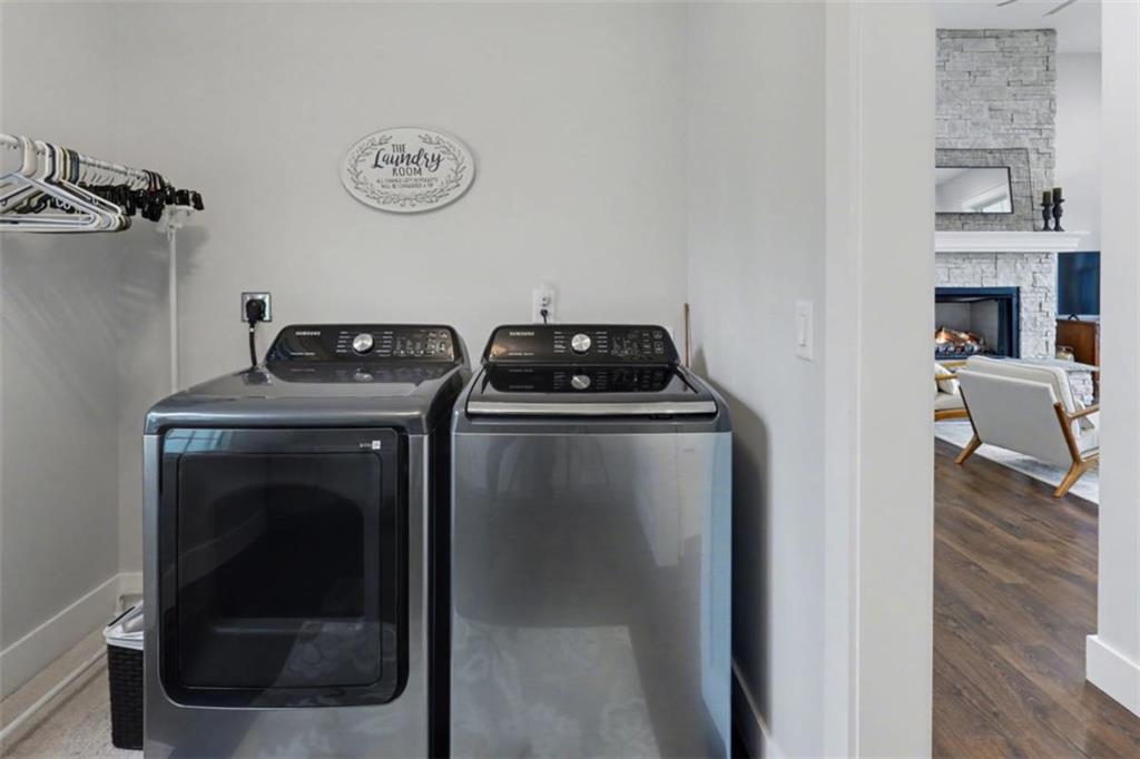452 Chestnut Mountain Road Blairsville, GA 30512 - Photo 49 of 77 a utility room with dryer and washer