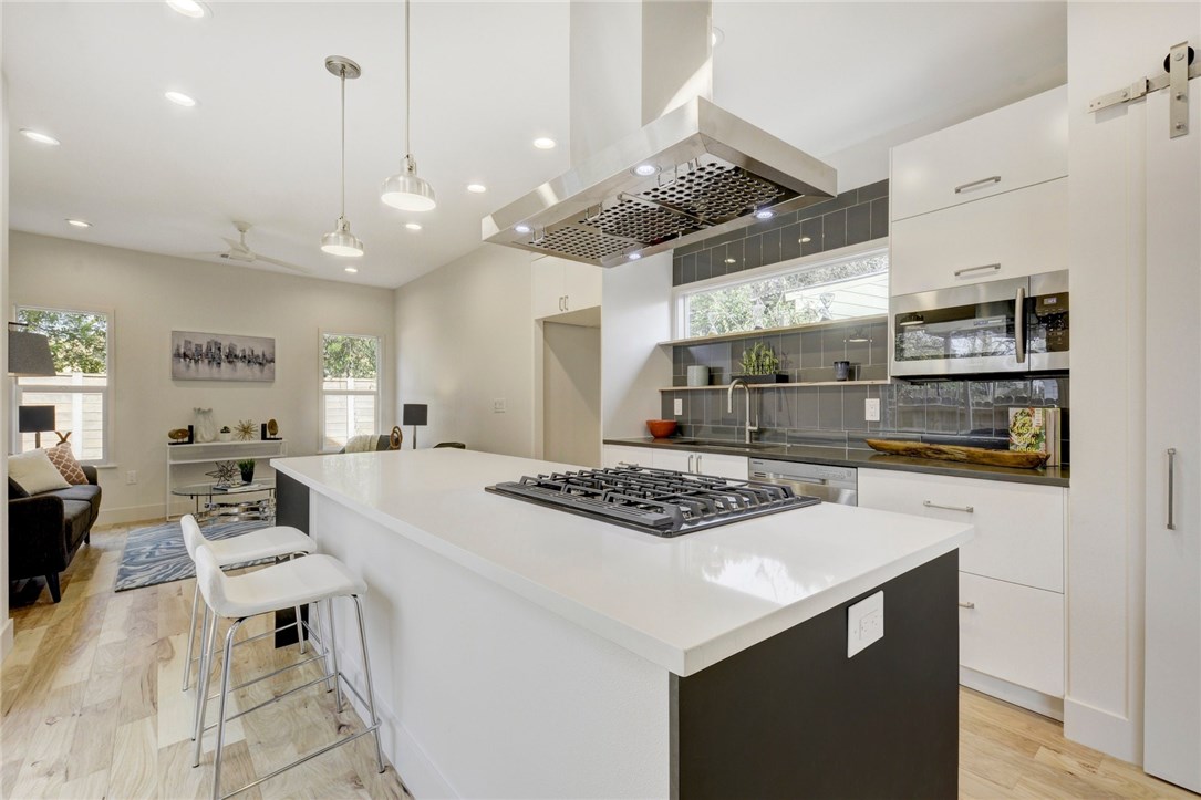 1200 Norwood Road, Unit B Austin, TX 78722 - Photo 1 of 1 Lovely kitchen with lots of countertop and cabinet space!