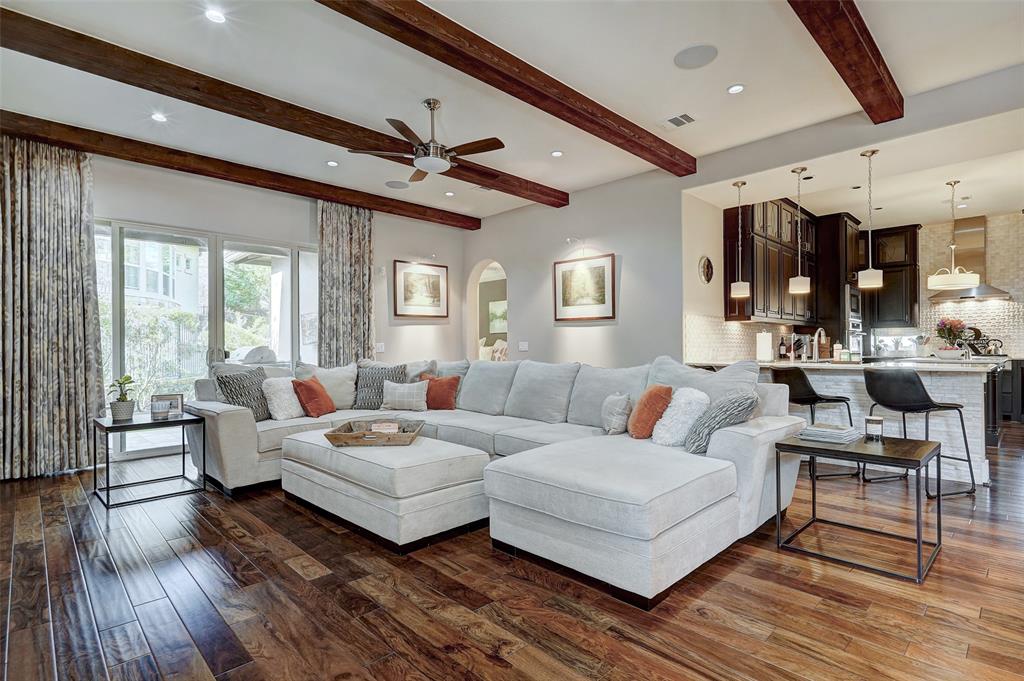 4501 Westlake Drive, Unit 23 Austin, TX 78746 - Photo 3 of 15 a living room with furniture and wooden floor