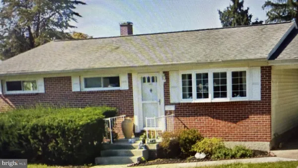 front view of a brick house