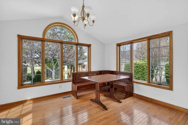 wooden floor in an empty room