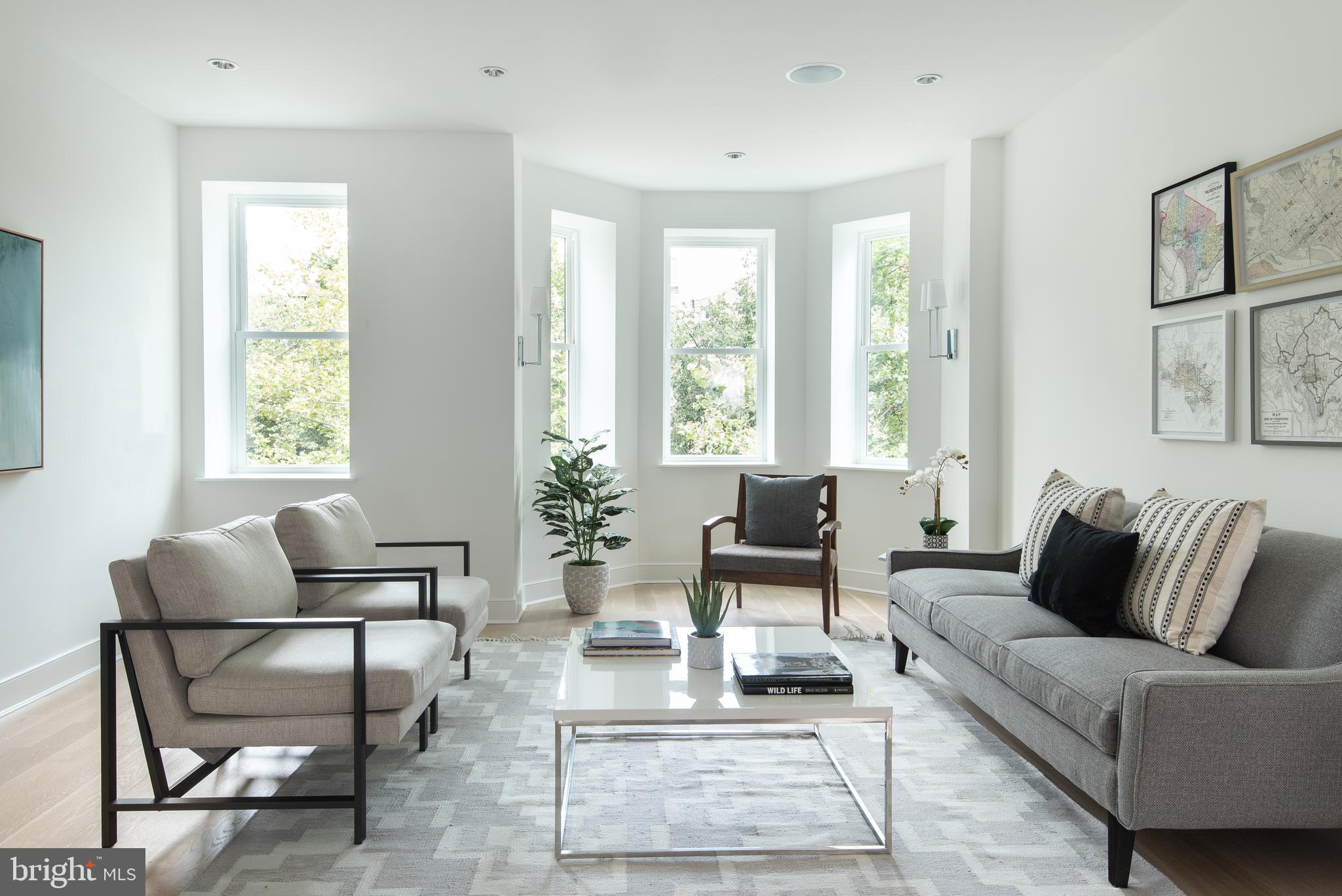 1134 Columbia Road Northwest, Unit 2 Washington, DC 20009 - Photo 1 of 26 Living room bathed in natural light