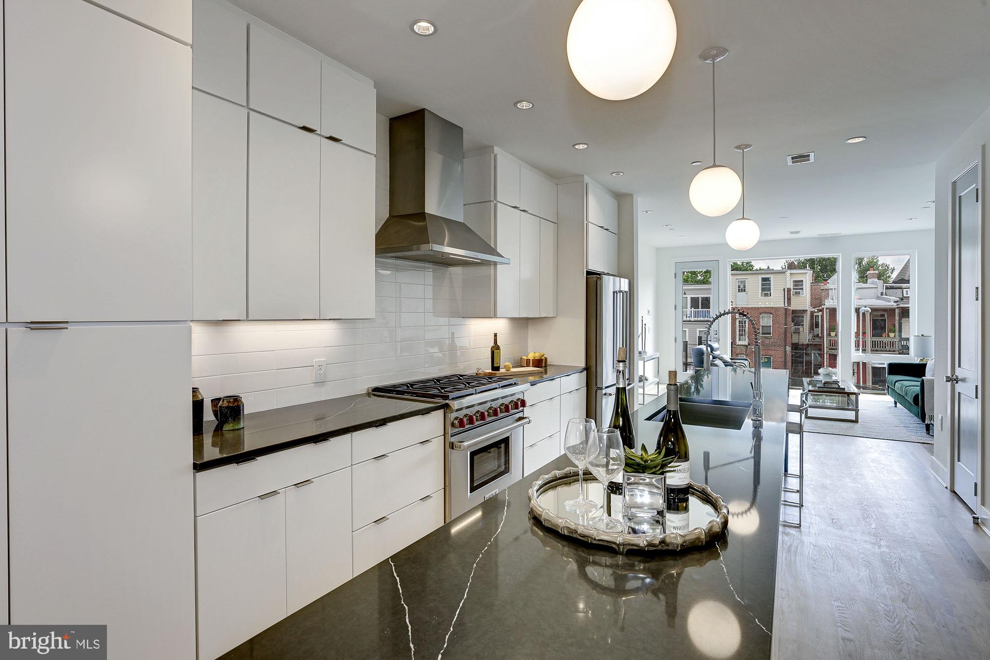 1134 Columbia Road Northwest, Unit 2 Washington, DC 20009 - Photo 4 of 26 Modern chef's grade kitchen