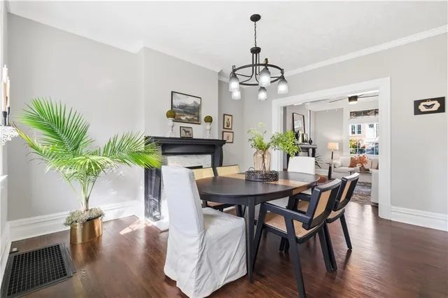 a view of hall with furniture