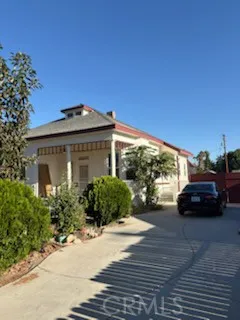 a view of a house with a patio